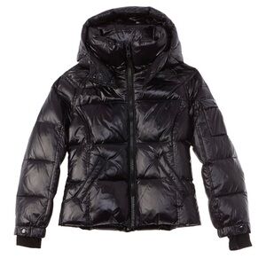S13 black down puffer coat